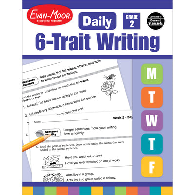 Cover Image for Daily 6-Trait Writing Grade 2 Te -- Evan-Moor Educational Publishers, Paperback