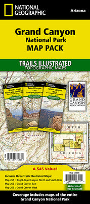 Cover Image for Grand Canyon National Park [Map Pack Bundle] -- National Geographic Maps, Sheet Map, Folded