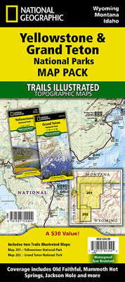 Cover Image for Yellowstone and Grand Teton National Parks [Map Pack Bundle] -- National Geographic Maps, Folded