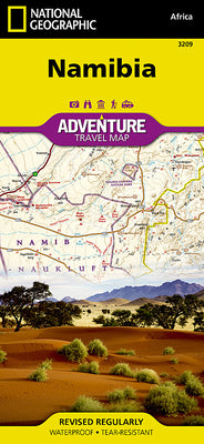 Cover Image for Namibia Map -- National Geographic Maps, Folded