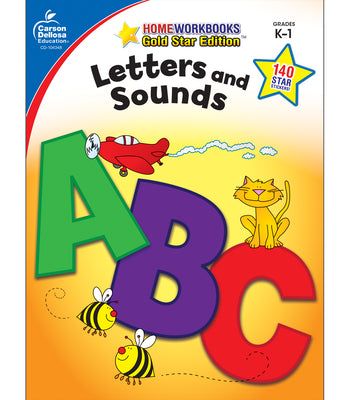 Cover Image for Letters and Sounds, Grades K - 1: Gold Star Edition Volume 7 -- Carson Dellosa Education, Paperback