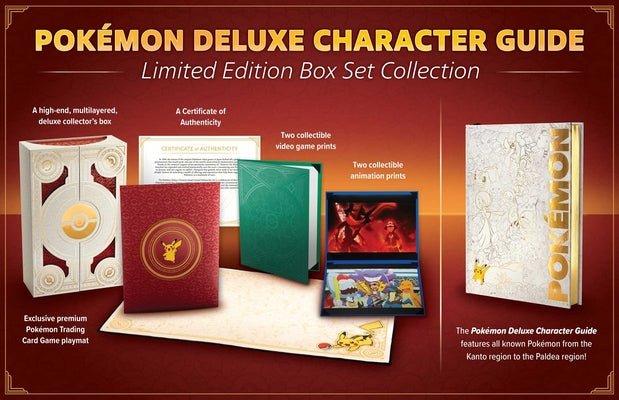 Cover Image for Pokémon Deluxe Character Guide Limited Edition Box Set Collection -- Pikachu Press, Hardcover