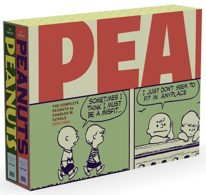 Cover Image for The Complete Peanuts 1950-1954: Vols. 1 & 2 Gift Box Set - Paperback -- Charles M. Schulz, Boxed Set