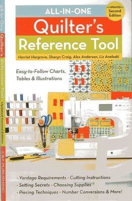 Cover Image for All-In-One Quilter's Reference Tool, Updated Second Edition: Easy-To-Follow Charts, Tables & Illustrations - Yardage Requirements - Cutting Instructio -- Harriet Hargrave, Spiral