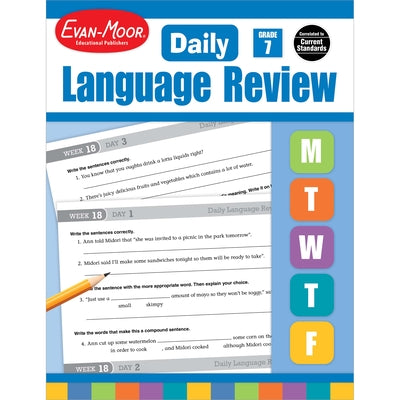 Cover Image for Daily Language Review, Grade 7 Te -- Evan-Moor Educational Publishers, Paperback
