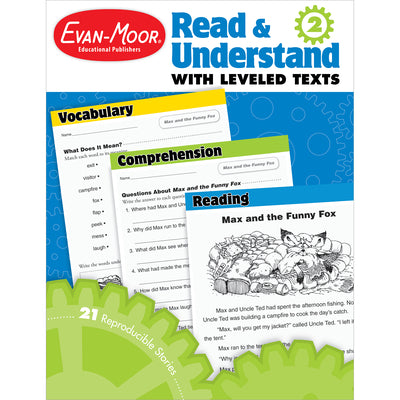 Cover Image for R&u with Leveled Texts, Grade 2 -- Evan-Moor Educational Publishers, Paperback