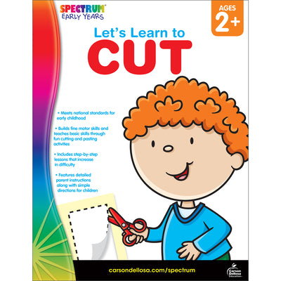 Cover Image for Let's Learn to Cut, Ages 2 - 5 -- Spectrum, Paperback