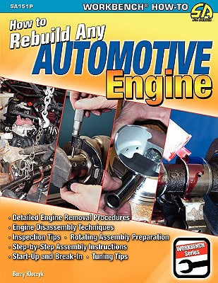 Cover Image for How to Rebuild Any Automotive Engine -- Barry Kluczyk, Paperback