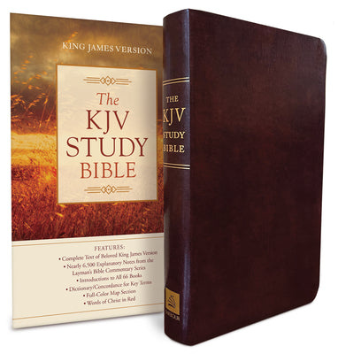 Cover Image for Study Bible-KJV -- Barbour Publishing, Bonded Leather