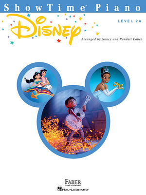 Cover Image for Showtime Piano Disney Easy Piano Sheet Music Beginner Disney Songbook for Kids and Students Level 2a Arrangements from Aladdin, Mulan, the Little Merm -- Hal Leonard Corp, Paperback
