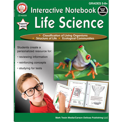 Cover Image for Interactive Notebook: Life Science, Grades 5 - 8 -- Schyrlet Cameron, Hardcover
