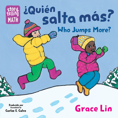 Cover Image for ¿Quién Salta Más? / Who Jumps More? (Spanish Bilingual Edition) -- Grace Lin, Board Book