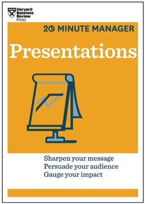 Cover Image for Presentations (HBR 20-Minute Manager Series) -- Harvard Business Review, Paperback