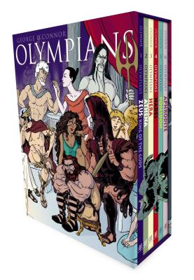 Cover Image for Olympians Boxed Set Books 1-6: Zeus, Athena, Hera, Hades, Poseidon & Aphrodite -- George O'Connor, Boxed Set