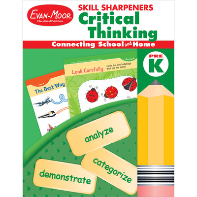 Cover Image for Skill Sharpeners: Critical Thinking Prek -- Evan-Moor Educational Publishers, Paperback