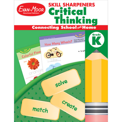 Cover Image for Skill Sharpeners: Critical Thinking Grade K -- Evan-Moor Educational Publishers, Paperback