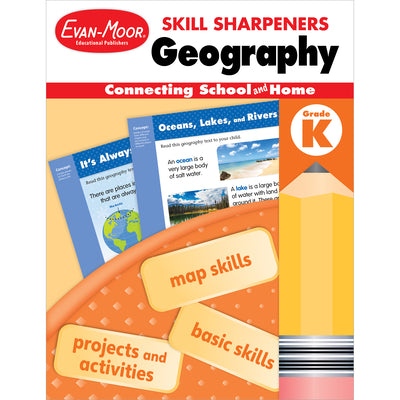 Cover Image for Skill Sharpeners: Geography, Grade K -- Evan-Moor Educational Publishers, Paperback