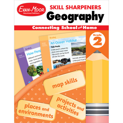 Cover Image for Skill Sharpeners: Geography, Grade 2 -- Evan-Moor Educational Publishers, Paperback