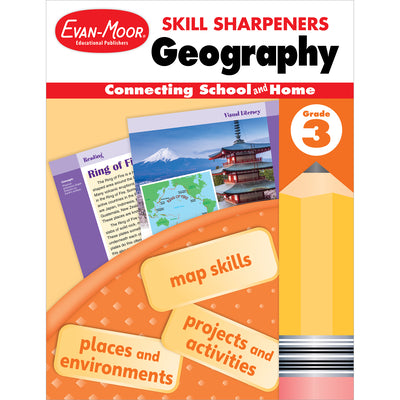 Cover Image for Skill Sharpeners: Geography, Grade 3 -- Evan-Moor Educational Publishers, Paperback