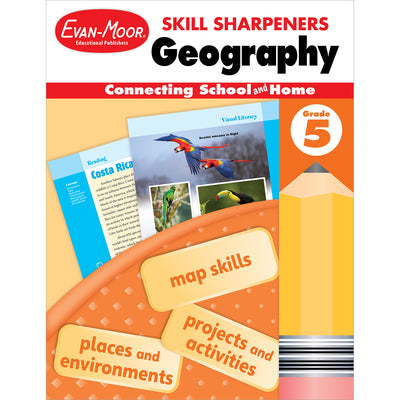 Cover Image for Skill Sharpeners: Geography, Grade 5 -- Evan-Moor Educational Publishers, Paperback