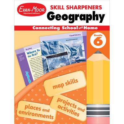 Cover Image for Skill Sharpeners: Geography, Grade 6 -- Evan-Moor Educational Publishers, Paperback