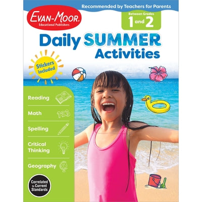 Cover Image for Daily Summer Activities Moving from 1st to 2nd Gr -- Evan-Moor Educational Publishers, Paperback