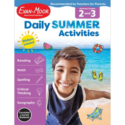 Cover Image for Daily Summer Activities Moving from 2nd to 3rd Gr -- Evan-Moor Educational Publishers, Paperback