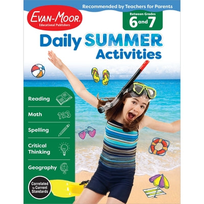 Cover Image for Daily Summer Activities Moving from 6th to 7th Gr -- Evan-Moor Educational Publishers, Paperback