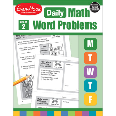 Cover Image for Daily Word Problems, Grade 2 -- Evan-Moor Educational Publishers, Paperback