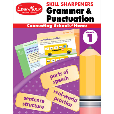 Cover Image for Skill Sharpeners: Grammar and Punctuation, Grade 1 -- Evan-Moor Educational Publishers, Paperback