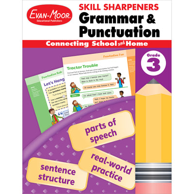 Cover Image for Skill Sharpeners: Grammar and Punctuation, Grade 3 -- Evan-Moor Educational Publishers, Paperback