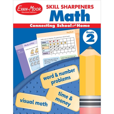Cover Image for Skill Sharpeners: Math, Grade 2 -- Evan-Moor Educational Publishers, Paperback