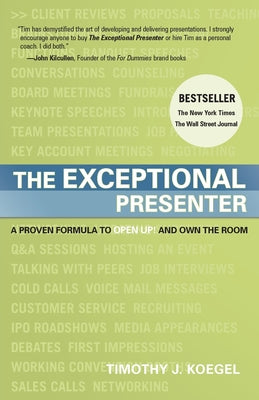 Cover Image for The Exceptional Presenter -- Tim Koegel, Paperback