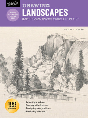 Cover Image for Drawing: Landscapes with William F. Powell: Learn to Draw Outdoor Scenes Step by Step -- William F. Powell, Paperback