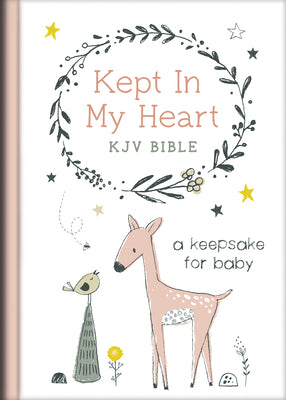Cover Image for Kept in My Heart KJV Bible [Coral Woodland] -- Compiled by Barbour Staff, Hardcover