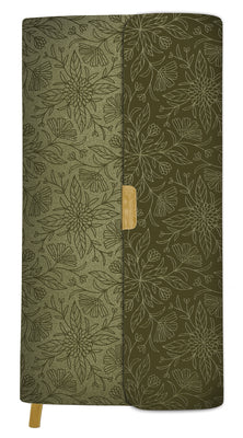 Cover Image for The KJV Compact Bible [Olive Petals] -- Compiled by Barbour Staff, Imitation Leather