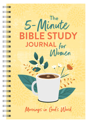 Cover Image for The 5-Minute Bible Study Journal for Women: Mornings in God's Word -- Annie Barkley, Spiral
