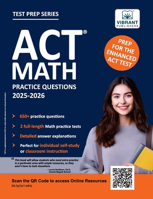 Cover Image for ACT Math Practice Questions -- Vibrant Publishers, Paperback
