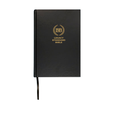 Cover Image for Lsb Large Print Wide Margin Black Hardcover -- Steadfast Bibles, Hardcover