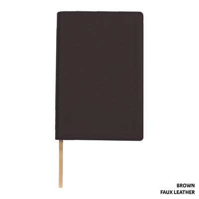Cover Image for Lsb, 2 Column Verse-By-Verse, Brown Faux Leather -- Steadfast Bibles, Imitation Leather