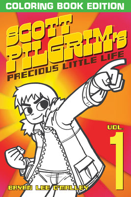 Cover Image for Scott Pilgrim's Precious Little Life Coloring Book -- Bryan Lee O'Malley, Paperback