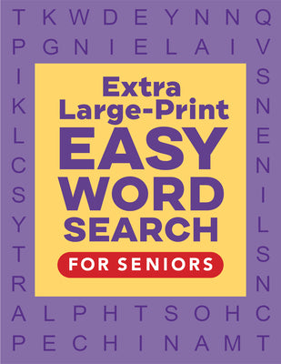 Cover Image for Extra Large-Print Easy Word Search for Seniors -- Rockridge Press, Paperback