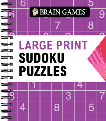 Cover Image for Brain Games - Large Print Sudoku Puzzles (Arrow) -- Publications International Ltd, Spiral