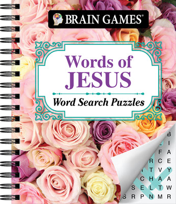 Cover Image for Brain Games - Words of Jesus Word Search Puzzles -- Publications International Ltd, Spiral