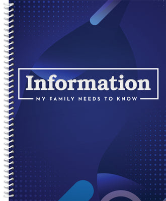 Cover Image for Information My Family Needs to Know Organizer (Blue): Volume 2 -- New Seasons, Spiral