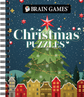 Cover Image for Brain Games - Christmas Puzzles: Volume 3 -- Publications International Ltd, Spiral Bound, Comb or Coil