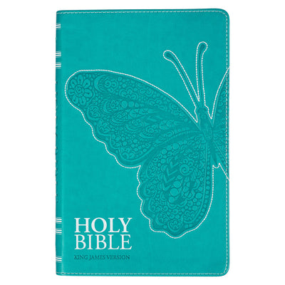 Cover Image for KJV Bible Gift Edition (Faux Leather, Teal) -- Christian Art Gifts, IL