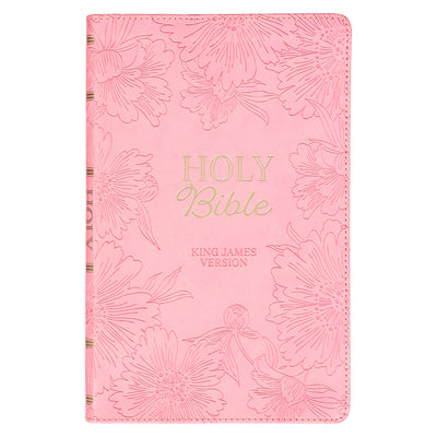 Cover Image for KJV Bible Gift Edition (Faux Leather, Light Pink) -- Christian Art Gifts, IL