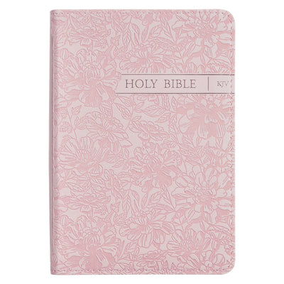 Cover Image for KJV Bible Mini Pocket (Faux Leather, Pink) -- Christian Art Gifts, Leather / Fine Binding