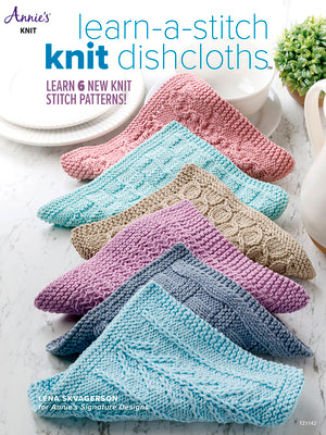 Cover Image for Learn-A-Stitch Knit Dishcloths -- Lena Skvagerson, Paperback